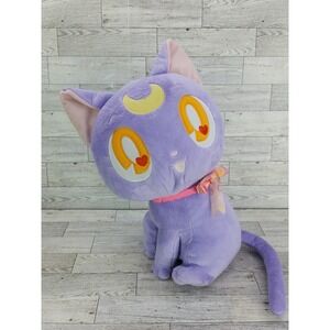 Sailor Moon Pretty Soldier Dream Luna Large Ribbon Neko Cat Plush Banpresto 15"